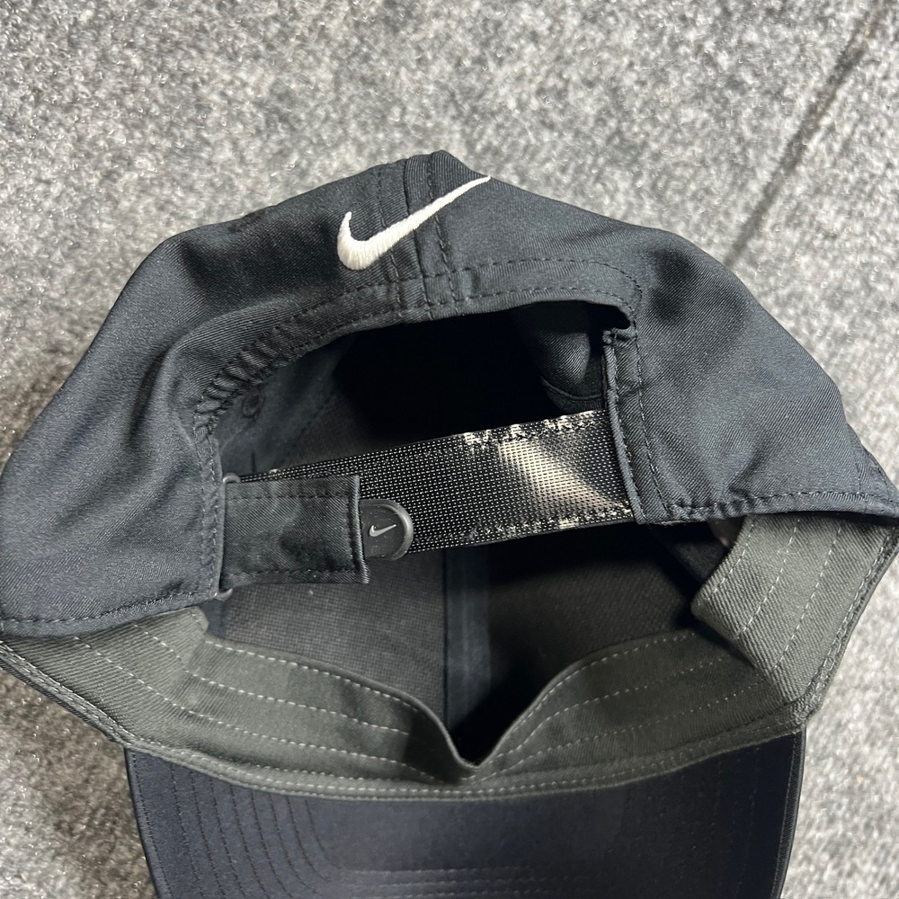 Nike Junior Big Kids' Dri-FIT‎ PC Quail Hollow Adjustable Golf Hat Black DN1973 - Picture 3 of 6